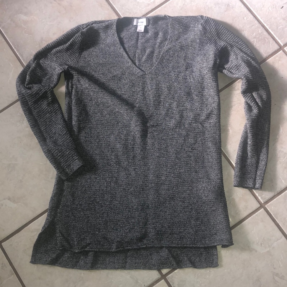 Lightweight tunic length sweater